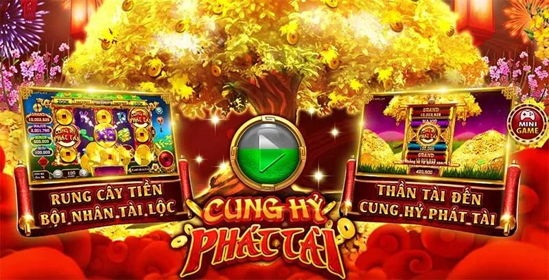 Cung Hỷ Phát Tài là một trong những trò chơi Slots hấp dẫn tại cổng game Olybet