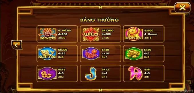 Nổ hũ Thần tài Olybet, game chơi hấp dẫn số 1