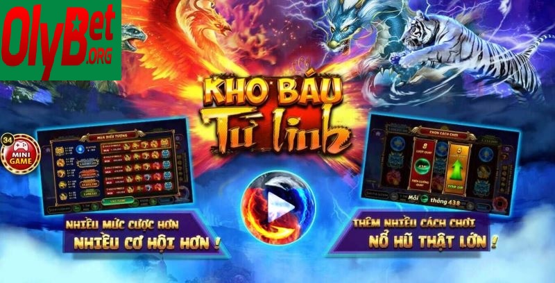 Kho Báu Tứ Linh Olybet Quay Hũ Trúng Thưởng Hot 2025 2 Tìm hiểu về game kho báu tứ linh Olybet